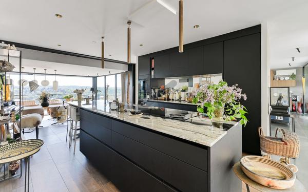 Couzon au Mont d'Or- Maison contemporaine avec vue panoramique Saône - 4 chambres
