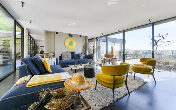 Couzon au Mont d'Or- Maison contemporaine avec vue panoramique Saône - 4 chambres