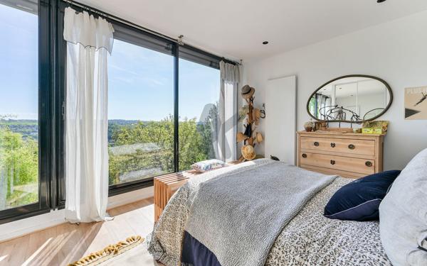 Couzon au Mont d'Or- Maison contemporaine avec vue panoramique Saône - 4 chambres