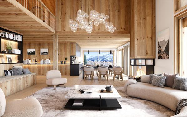 Vente Chalet de luxe Megève 6 Pièces 208 m²