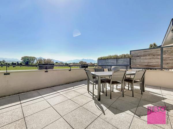 Terrasse 35 m² – Vue exceptionnelle sur les montagnes