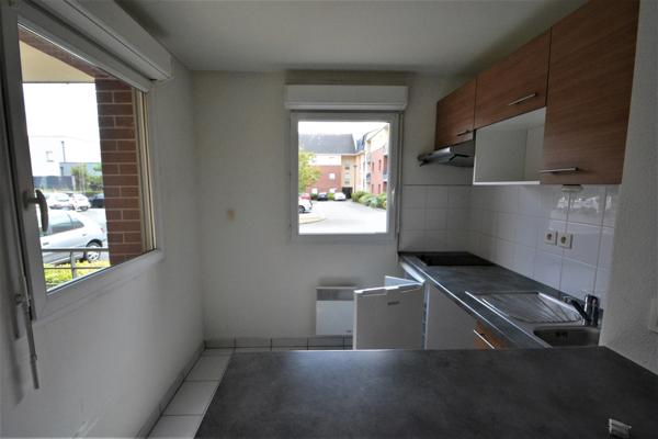 Dpt Nord (59), à vendre CAMBRAI appartement T2 - 43 m² - RDC