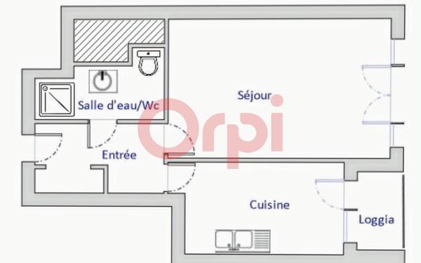 Appartement à vendre    1 pièce • 30,62 m2 Bron