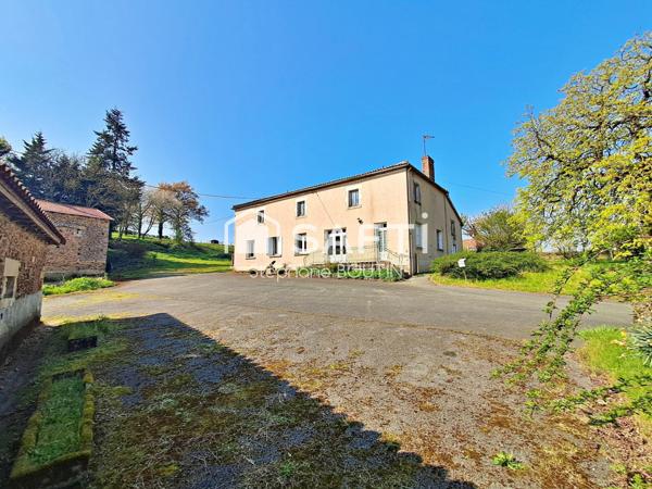 Corps de ferme 168m2 sur 1,4 Hectare - Dépendances et Tout-à-l'égout