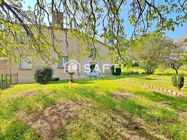 Corps de ferme 168m2 sur 1,4 Hectare - Dépendances et Tout-à-l'égout
