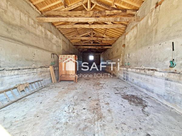 Corps de ferme 168m2 sur 1,4 Hectare - Dépendances et Tout-à-l'égout