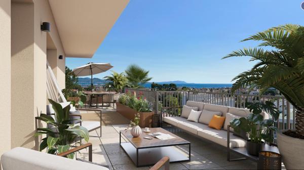 T4 aperçu mer dernier étage LA CIOTAT - 700 000