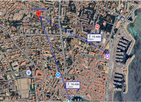 T4 aperçu mer dernier étage LA CIOTAT - 700 000