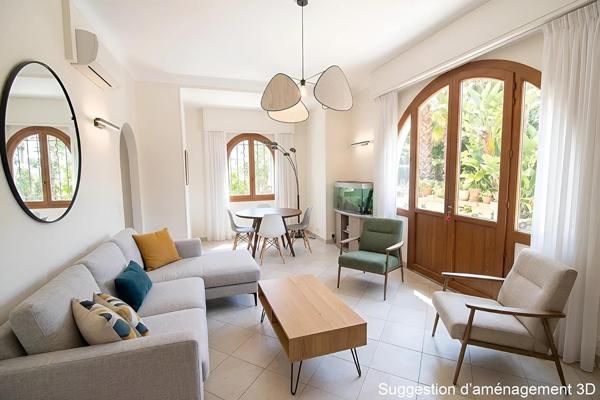 Maison typique de Juan-les-Pins : le calme absolu au coeur de la ville
