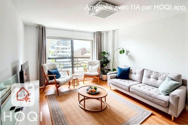 Appartement Paris 3 pièces  66 m2 et 2 balcons de  16 m²