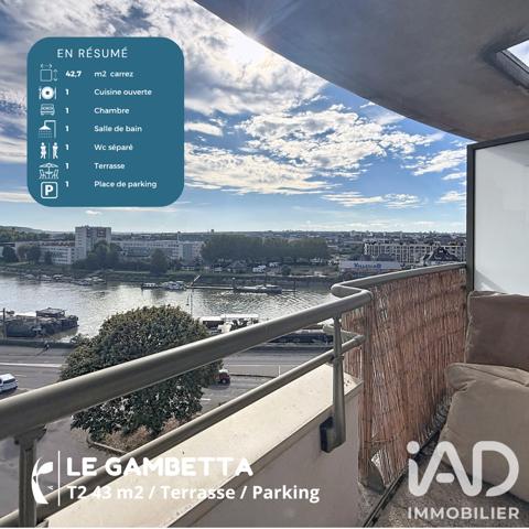 Appartement à vendre 2 pièces 42,7 m² Rouen