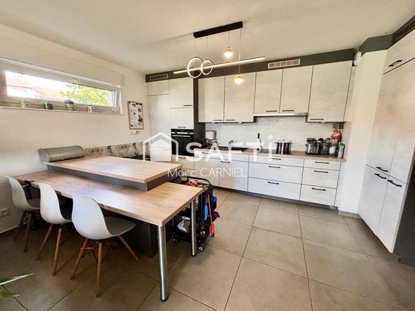 Appartement 70m2, jardin, terrasse, gar.decennale !