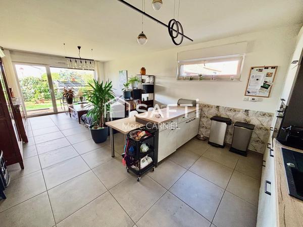 Appartement 70m2, jardin, terrasse, gar.decennale !