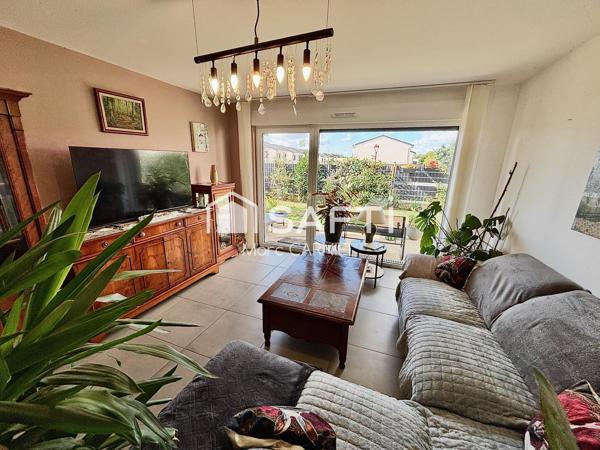 Appartement 70m2, jardin, terrasse, gar.decennale !