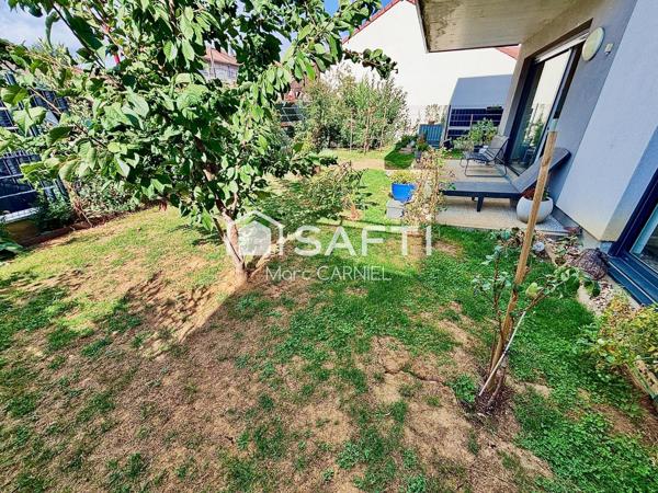Appartement 70m2, jardin, terrasse, gar.decennale !