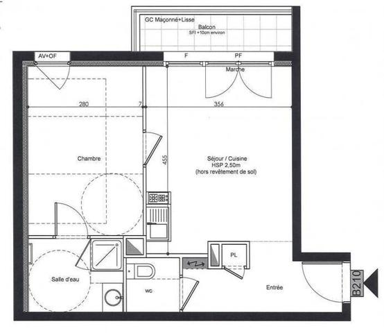 Appartement 2 pièces - 44600 Saint-Nazaire -  CENTRE VILLE - GARE