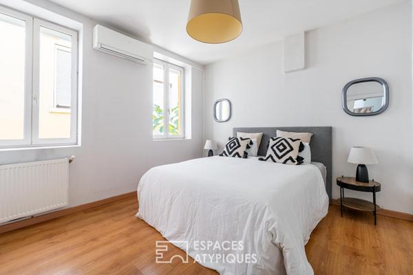 Maison-Loft à la rénovation contemporaine au calme avec patio privatif