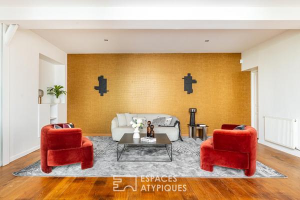 Maison-Loft à la rénovation contemporaine au calme avec patio privatif