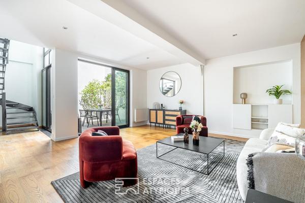 Maison-Loft à la rénovation contemporaine au calme avec patio privatif