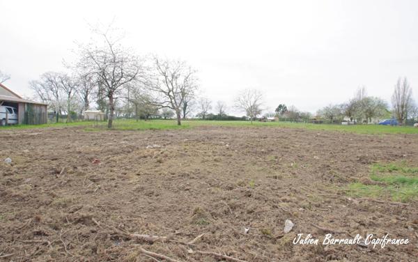 Terrain constructible à vendre de 2552 m² au calme à SAINT JULIEN L'ARS