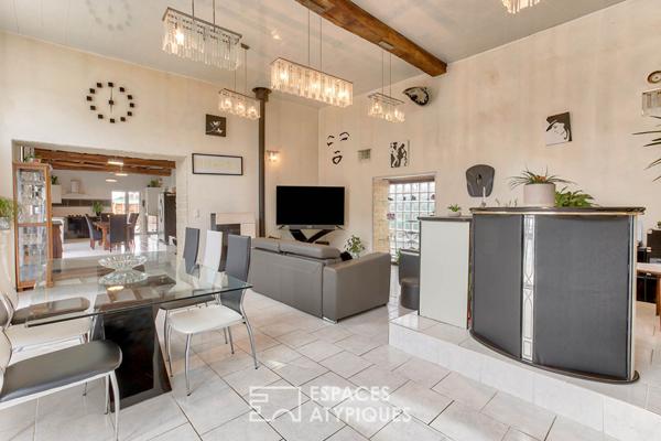 Authentique Bigourdane et sa grange réhabilitée