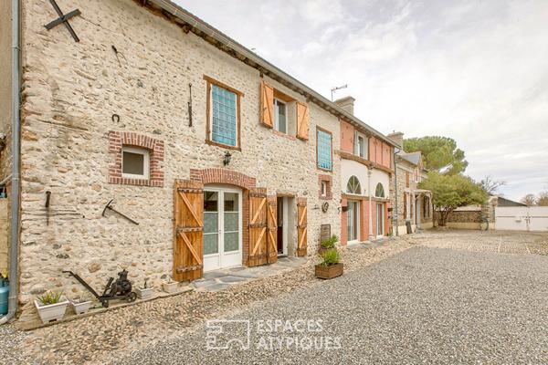 Authentique Bigourdane et sa grange réhabilitée