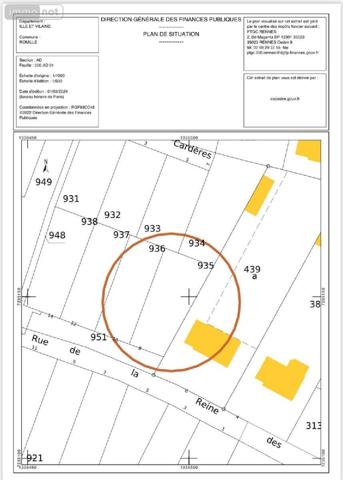 Terrain à Batir à vendre à Romillé en Ille-et-Vilaine (35850), ref : 2024-1005221