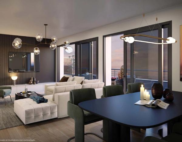 Dpt Finistère (29), à vendre BREST RELECQ KERHUON Appartement T3 62.54m² Jardin 40m²