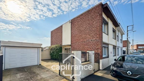 MAISON F5 - SOMAIN (59490) - NORD - 90 M² HABITABLES - TERRAIN 230 M² - GARAGE - 4 CHAMBRES