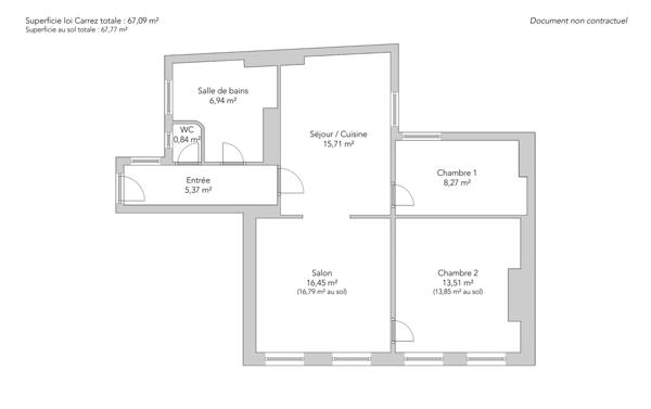 Appartement Paris 10e - CHATEAU D'EAU