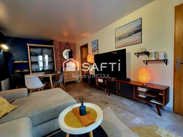 Appart RDC  Terrasse 30m²- Plage 4' à pied - Parkg