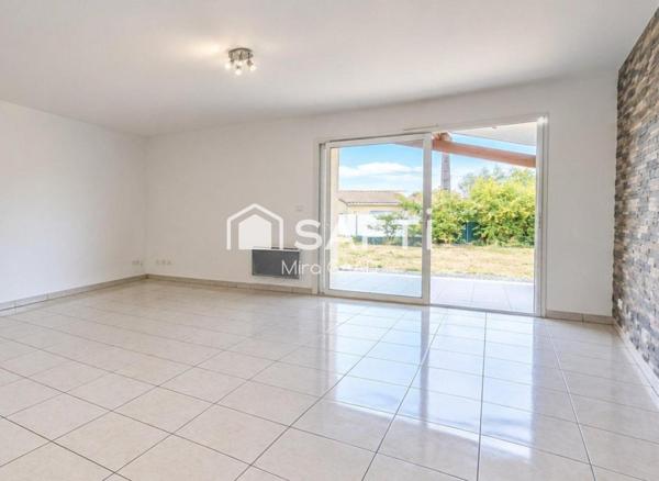 Maison T5 de plain-pied  avec terrain de 1090 m2