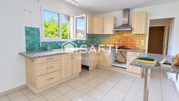 Maison T5 de plain-pied  avec terrain de 1090 m2