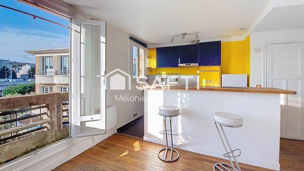 Viroflay - Appartement T2 de 35 m² avec cave à deux pas de la gare RER C Chavillle Vélizy