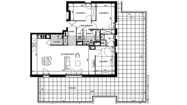 Appartement à vendre 4 pièces 97 m² La Ciotat