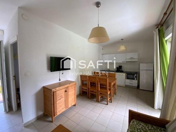 Appartement T3 bord de mer 44m² terrasse vue Mer
