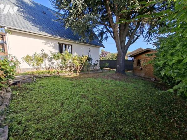 Maison individuelle, semi-plain-pied, 4 chambres, garage et jardin 