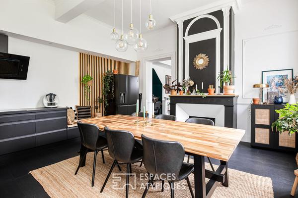 Appartement rénové dans le château d’une ancienne abbaye