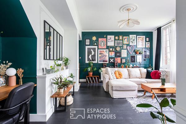 Appartement rénové dans le château d’une ancienne abbaye