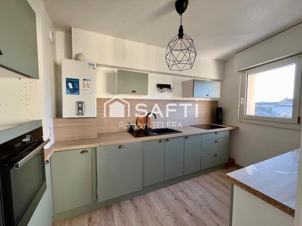 Chartrons : T2 de 51 m² avec un balcon et une vue dégagée