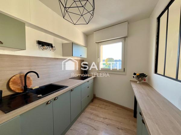 Chartrons : T2 de 51 m² avec un balcon et une vue dégagée