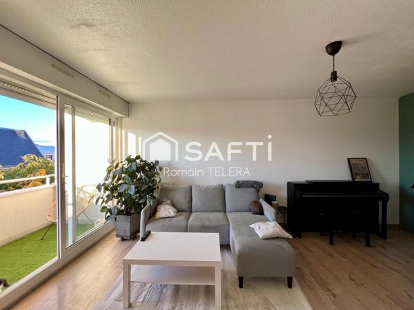 Chartrons : T2 de 51 m² avec un balcon et une vue dégagée