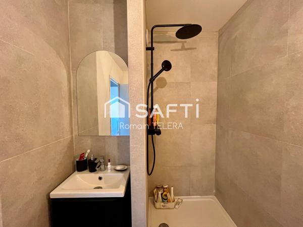 Chartrons : T2 de 51 m² avec un balcon et une vue dégagée