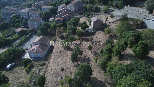 PILA-CANALE — Rare : Grand terrain en restanques de 2 154 m2avec bâtisse traditionnelle en granit à réhabilite