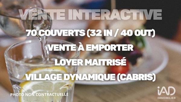 Restaurant à vendre 58 m² Cabris