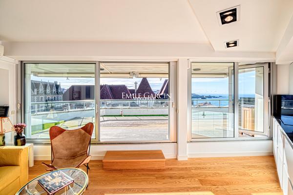 Appartement vue mer à vendre à Biarritz avec terrasse 60 m²