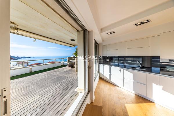 Appartement vue mer à vendre à Biarritz avec terrasse 60 m²