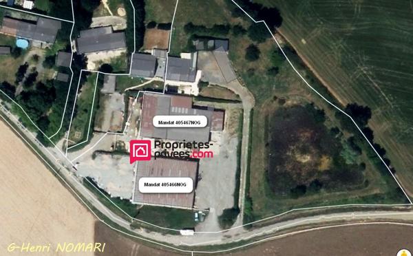 Louisfert - Immeuble Garage 709 m2, terrain de 2300m²