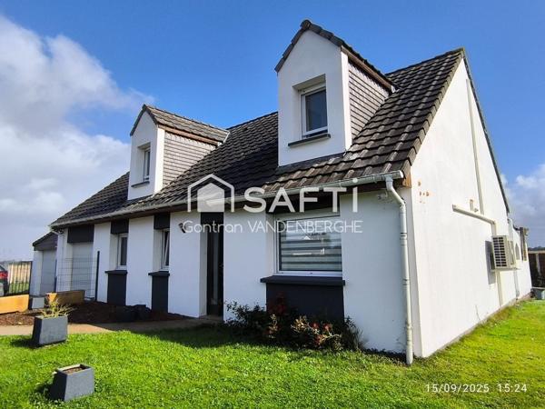 Maison individuelle semi plain pied 3 chambres et un bureau