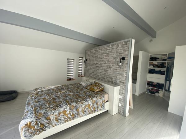 Maison rénovation contemporaine avec grand jardin